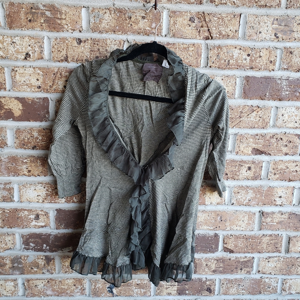 Guinevere Cardigan with Ruffles